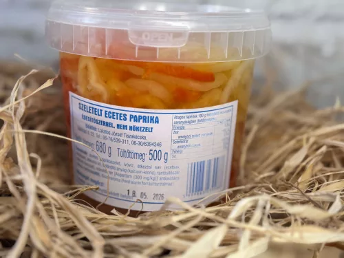Lakatos szeletelt ecetes paprika 500g